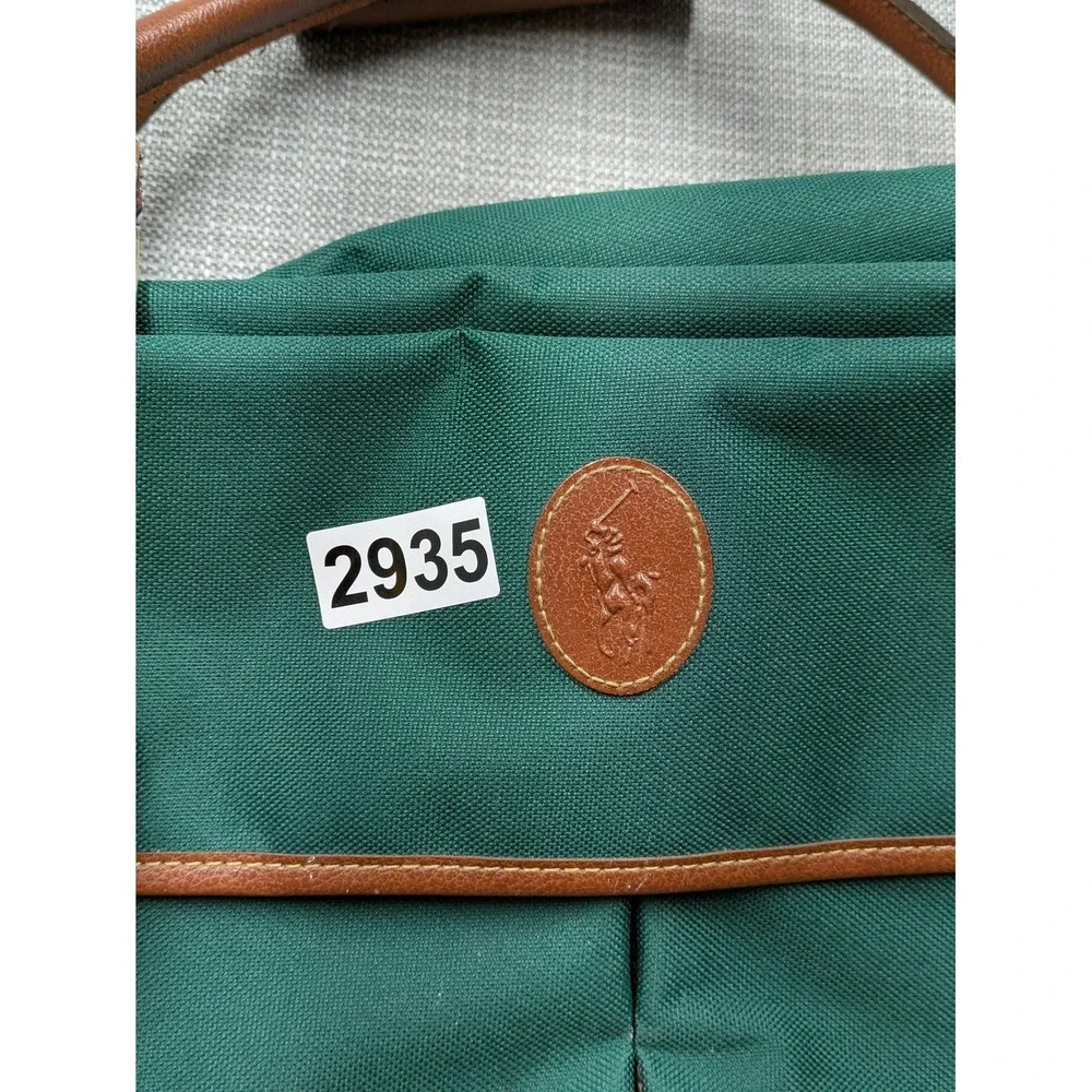 Ralph Lauren 28in Canvas Duffle Bag Soft Case Travel Carry On Green Men Luggage